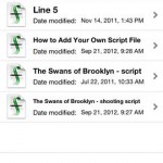 Final Draft Reader for iPhone 1