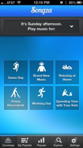 Songza for iPhone 1