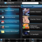 DirecTV version 2.3 (iPhone 5) - Main Menu and Search