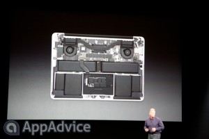 A look inside of the new 13-inch MacBook Pro with Retina Display