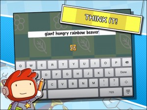 Scribblenauts Remix for iPad 3