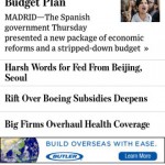 The Wall Street Journal for iPhone 1