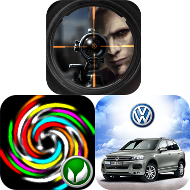 iPhone Games To Download For Free: Sniper Vs Sniper: Online, Gyrotate, And VW Touareg Challenge