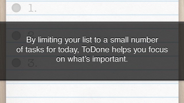 ToDone: A Digital Index Card For Your Tasks