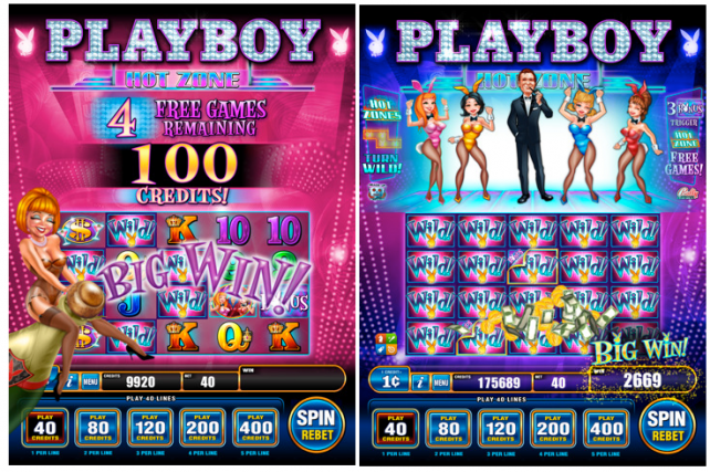 playboy hot zone slot machine